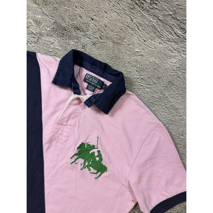 Chief Keef Polo Ralph Lauren T-shirt vintage pink navy