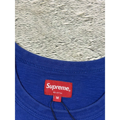 Supreme flames top Royal T-shirt blue SS19