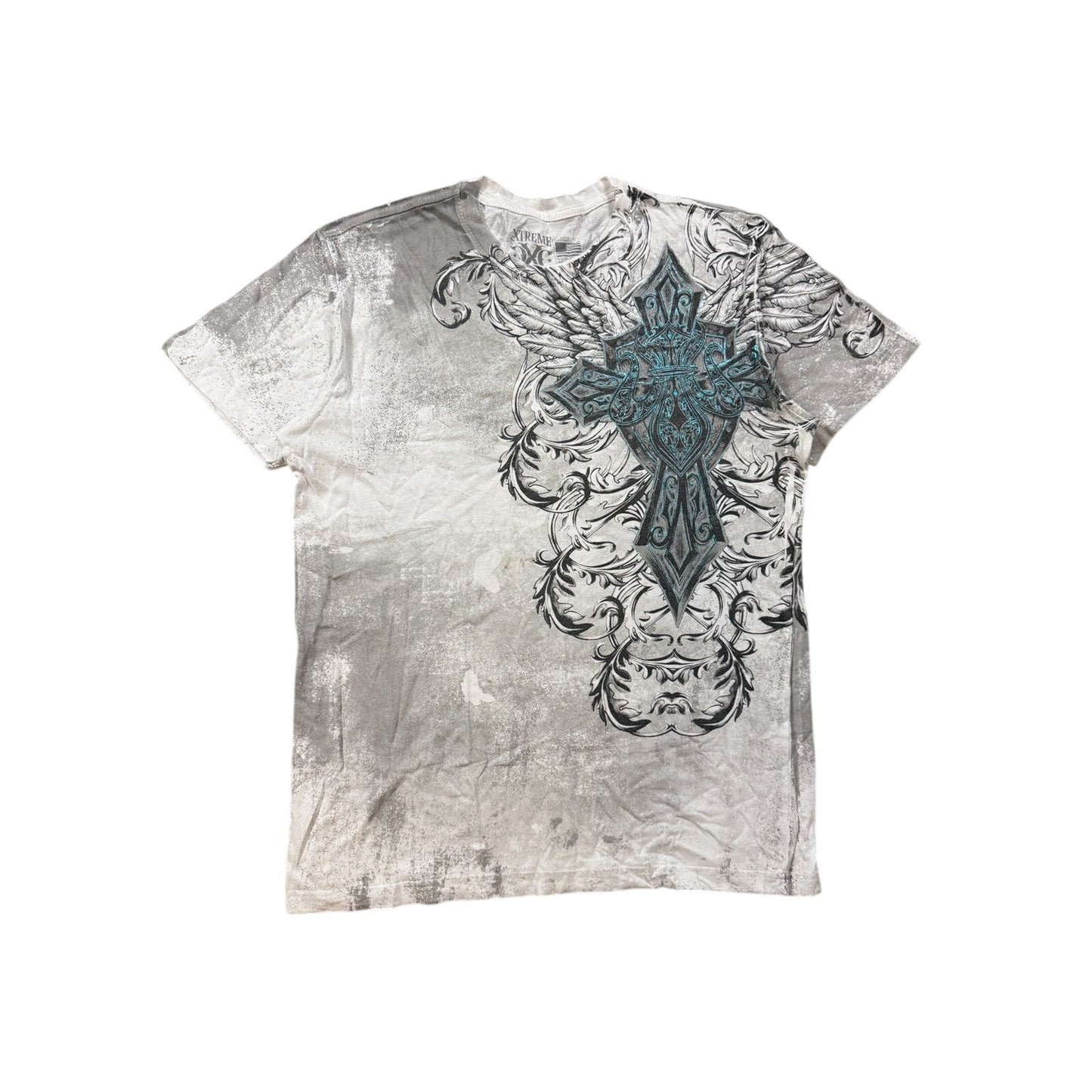Xtreme Couture Vintage Y2K white big logo Affliction