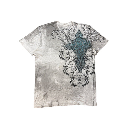 Xtreme Couture Vintage Y2K white big logo Affliction