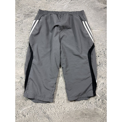 Adidas capri shorts gray vintage