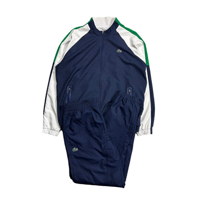 Lacoste track suit vintage navy pants windbreaker small logo