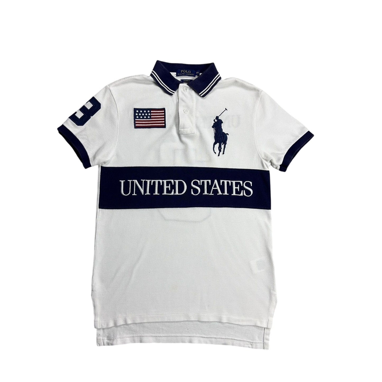 Chief Keef Polo Ralph Lauren USA vintage shirt white