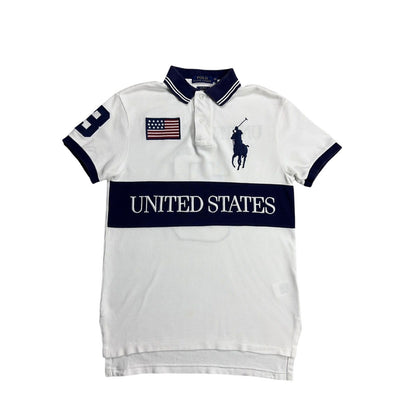 Chief Keef Polo Ralph Lauren USA vintage shirt white