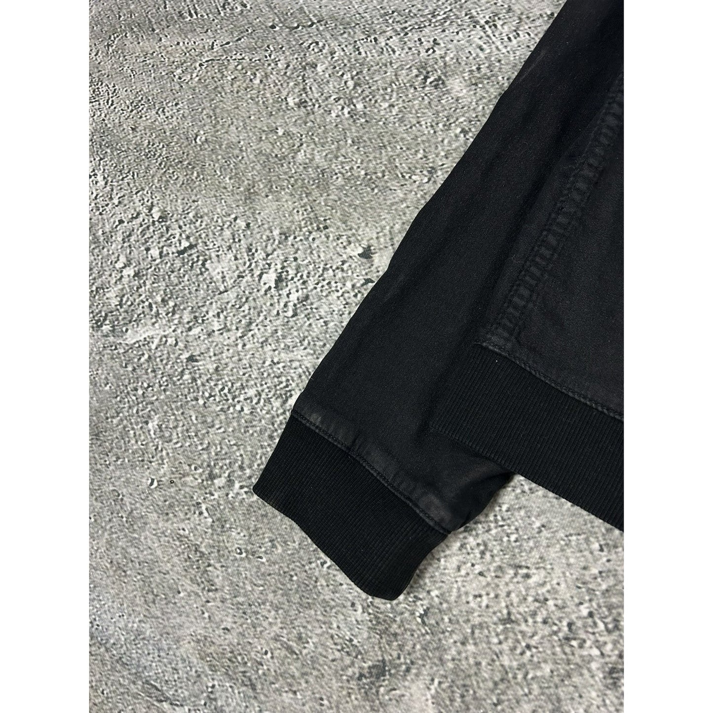 True Religion denim jacket black hooded