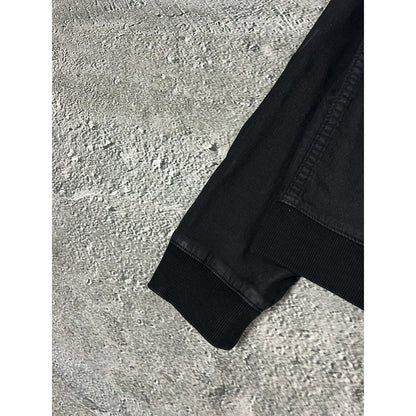 True Religion denim jacket black hooded