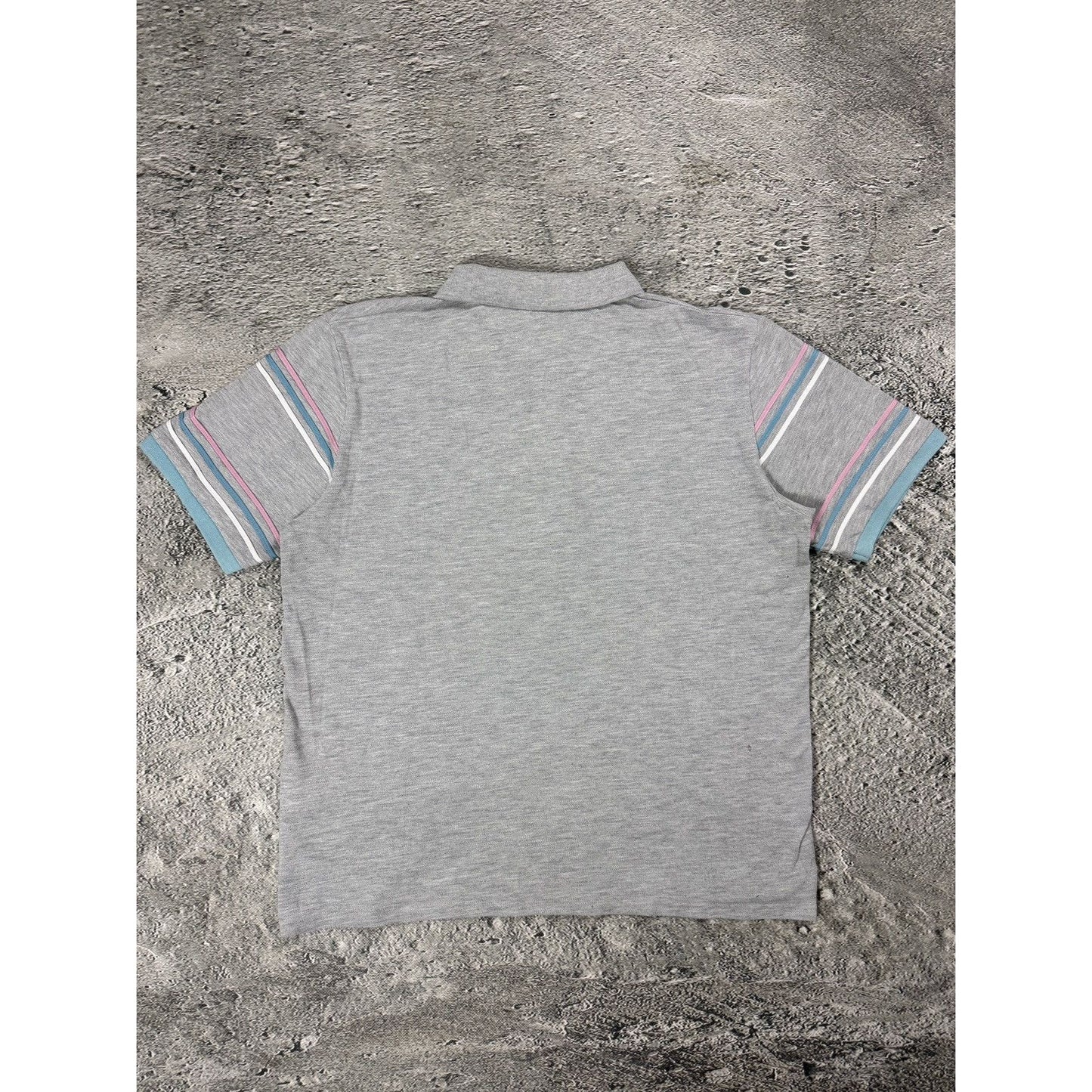 Yves Saint Laurent polo big logo t-shirt vintage grey