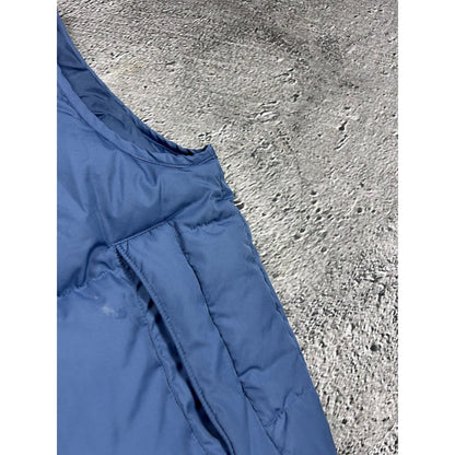 Nike vintage blue puffer vest small swoosh 2000s