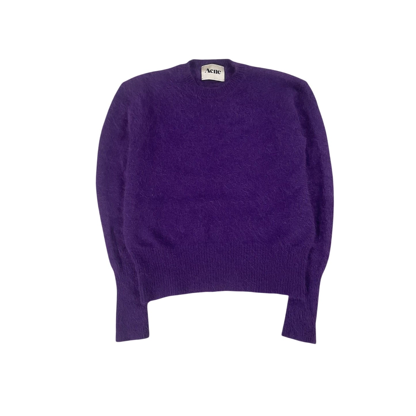 Acne Studios Lia Angora PAW12 sweater purple vintage