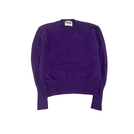 Acne Studios Lia Angora PAW12 sweater purple vintage
