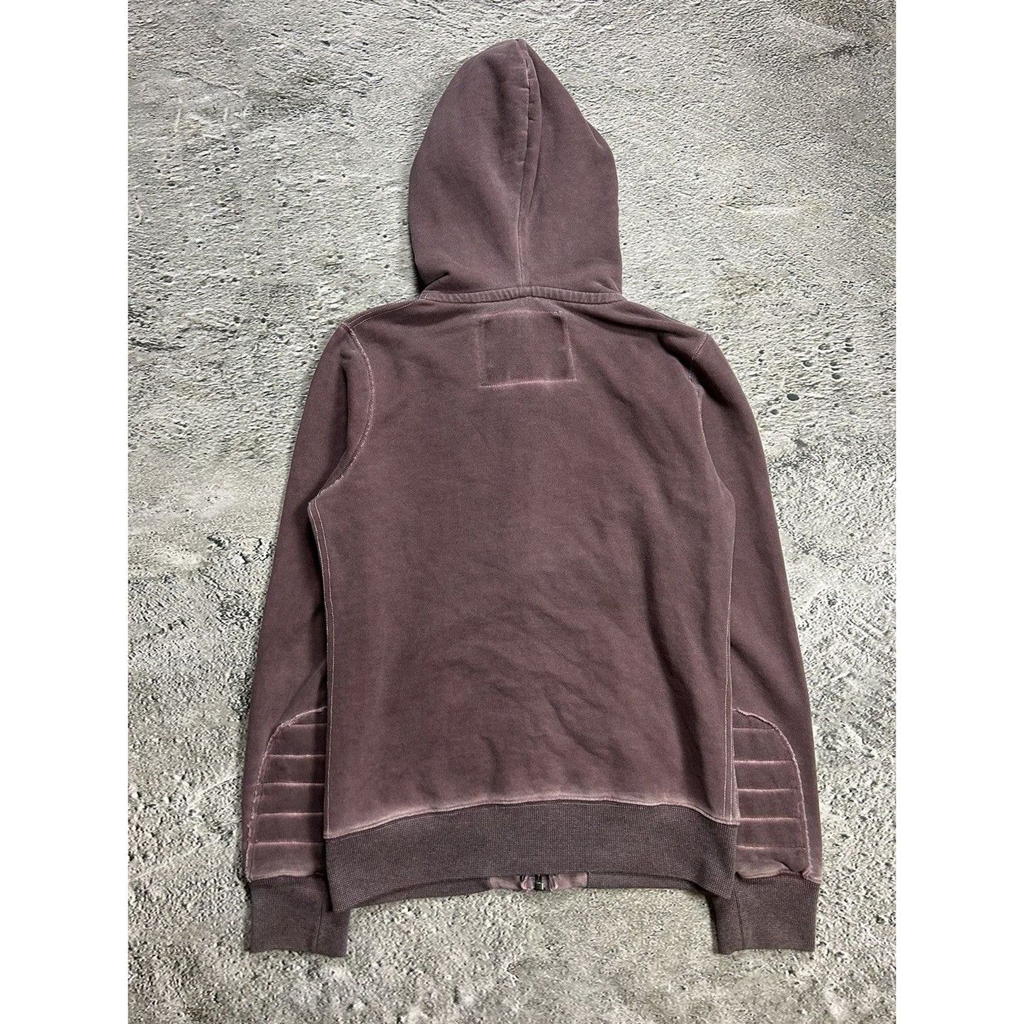 True Religion zip hoodie purple rhinestones skull Y2K