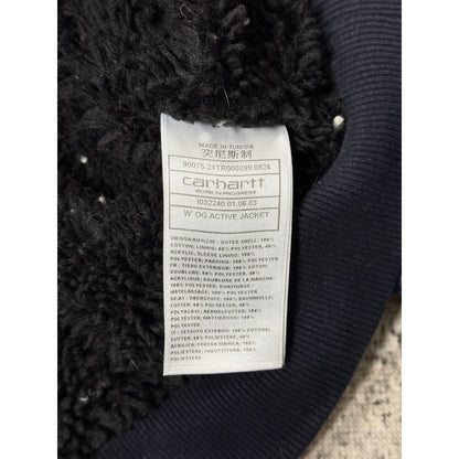 Carhartt Active Jacket Denim vintage blue sherpa