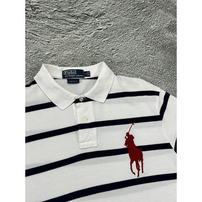 Chief Keef Polo Ralph Lauren vintage big pony white navy