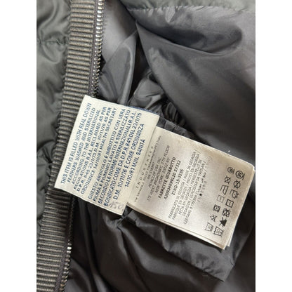 Moncler Fabrette puffer jacket grey down fur