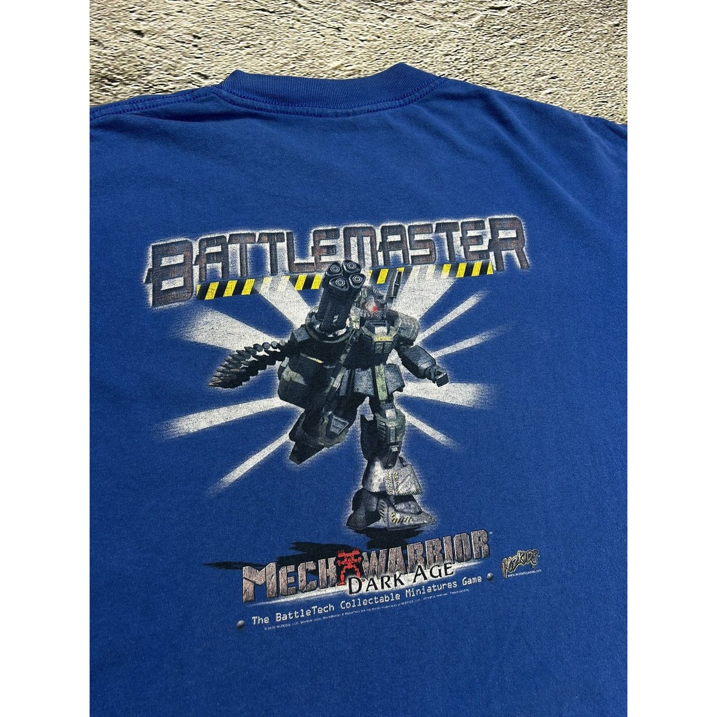 Mech Warriors Dark Age Battle Master vintage T-shirt Wizkids