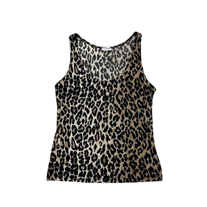 Dolce & Gabbana Cheetah Printed tank top sleeveless DG Y2K