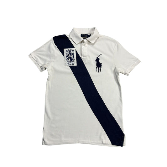 Chief Keef Polo Ralph Lauren white navy stripe Y2K