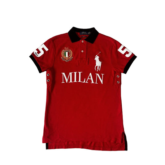 Chief Keef Polo Ralph Lauren Milan Red big pony polo T-shirt