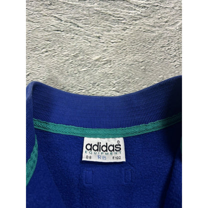 Adidas vintage sweatshirt blue halfzip Equipment EQT 2000s
