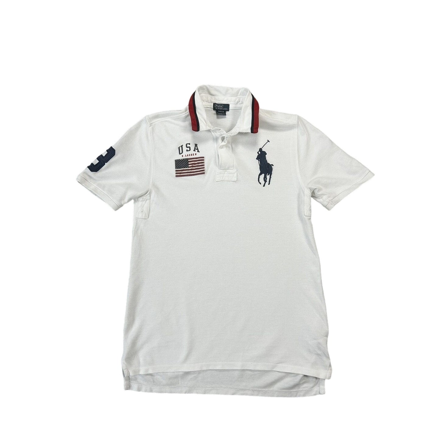 Chief Keef Polo Ralph Lauren vintage USA big pony white