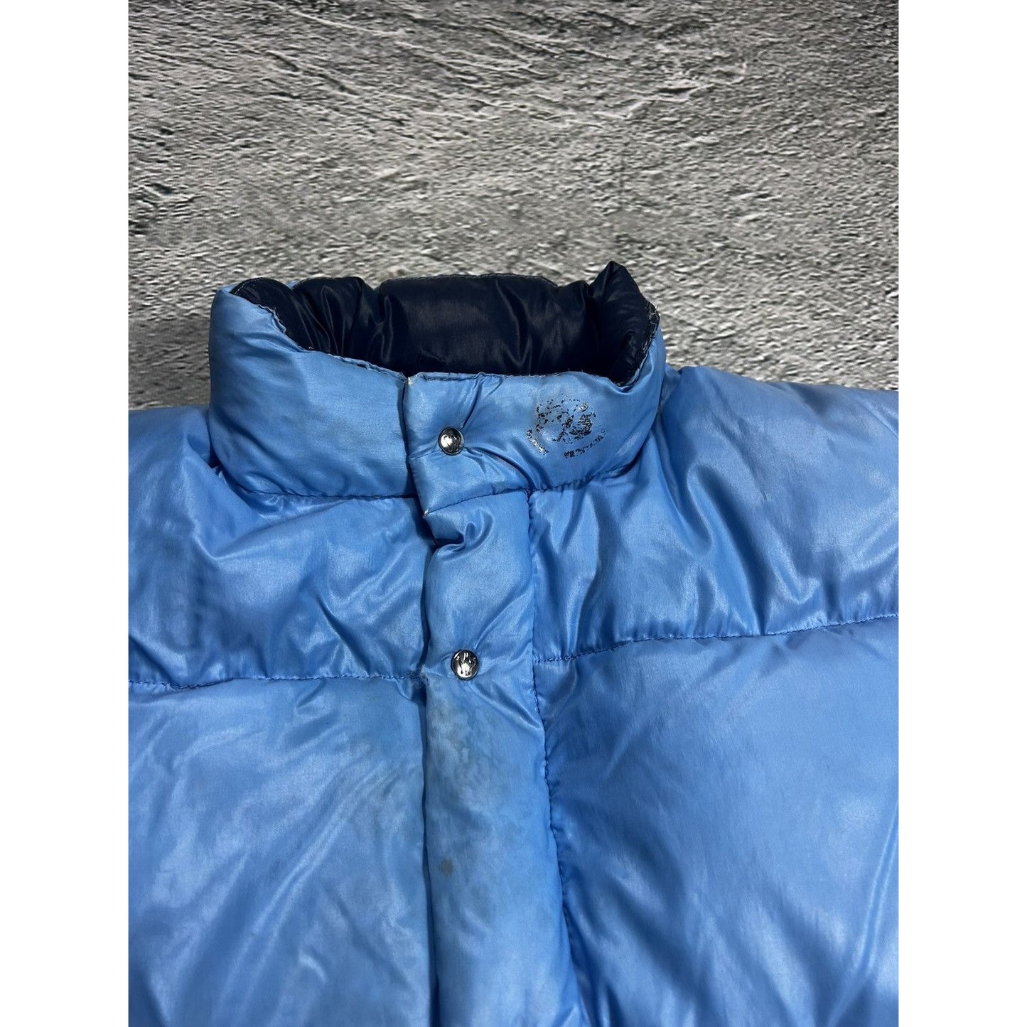 90s Moncler vintage baby blue puffer jacket