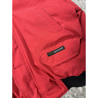 Canada Goose vintage red chilliwack bomber jacket puffer