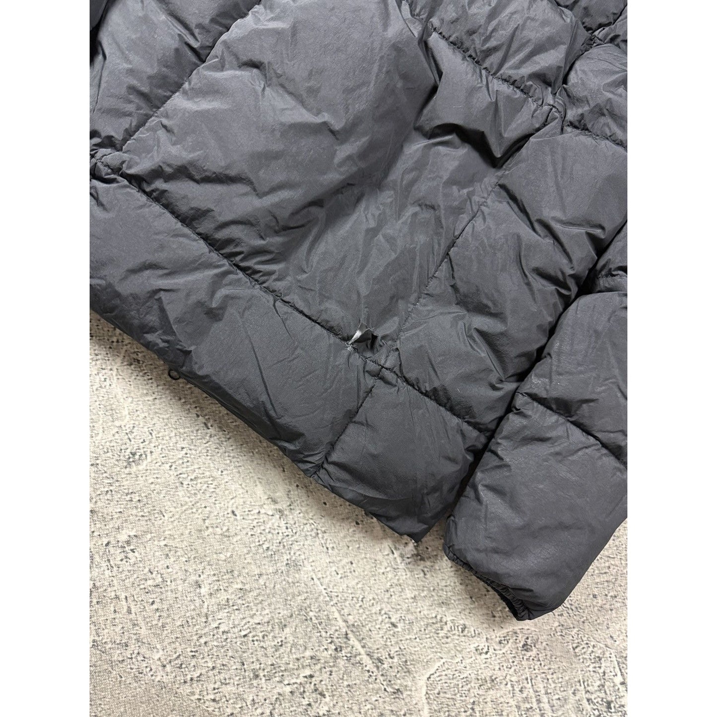 Stone Island puffer jacket Crinkle Reps NY down Black badge