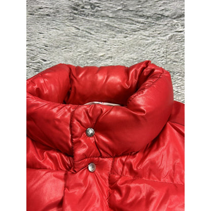 Moncler puffer jacket / vest vintage down red 2 in 1