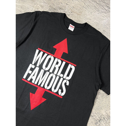 Supreme world famous SS26 t-shirt black