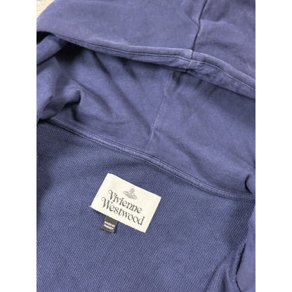 Vivienne Westwood Zip hoodie navy red stripe orb wizzard