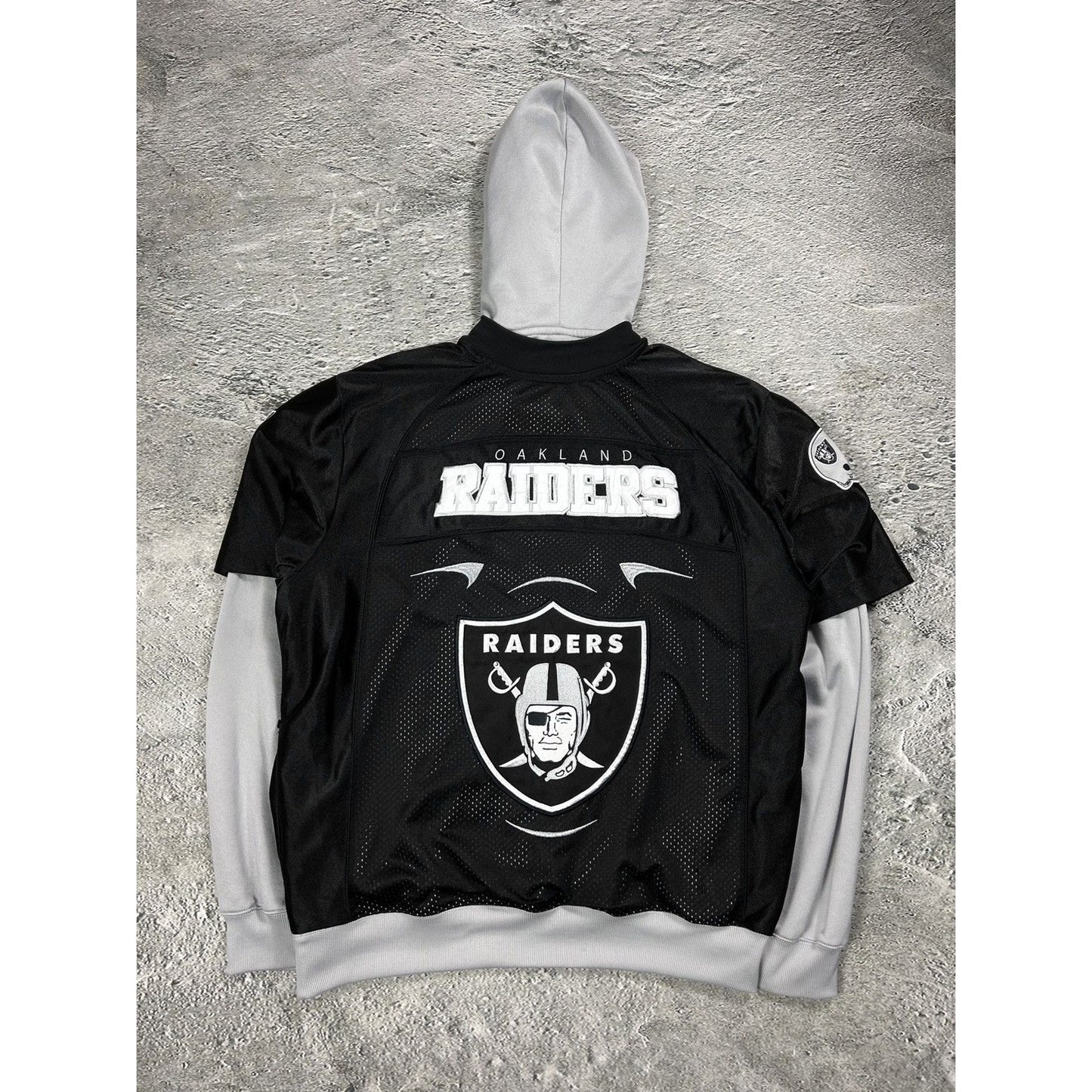 NFL Raiders Orlando hoodie with jersey black grey