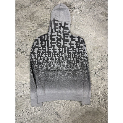 Diesel vintage gray full print Y2K big logo