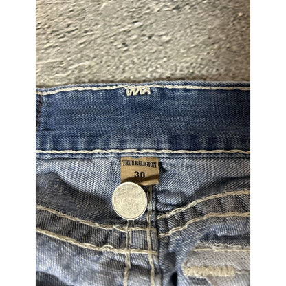 True Religion jeans vintage Ricky denim pants baby blue