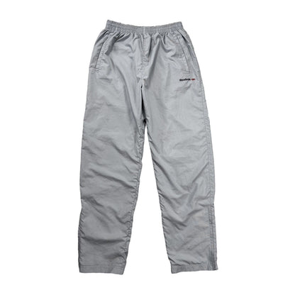 Reebok nylon track pants parachute grey Y2K UK flag