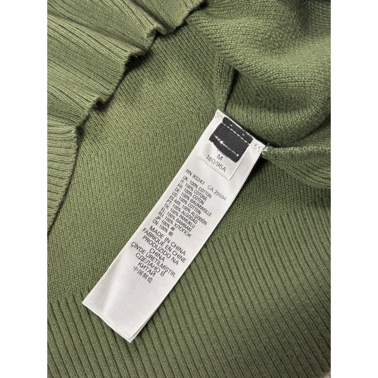 Diesel vintage sweater khaki Y2K big logo red