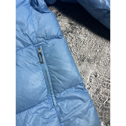 90s Moncler vintage baby blue puffer jacket