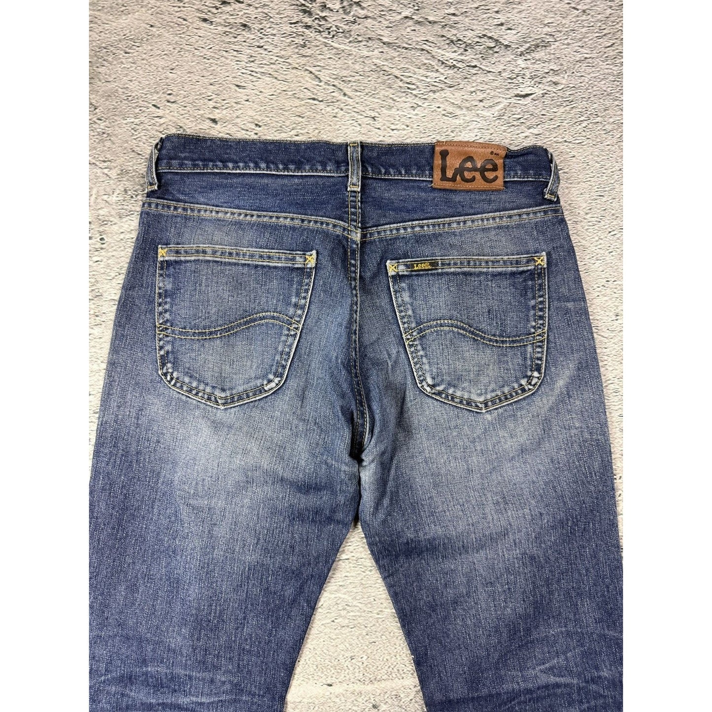 Lee flared bootcut jeans denim pants Y2K washed