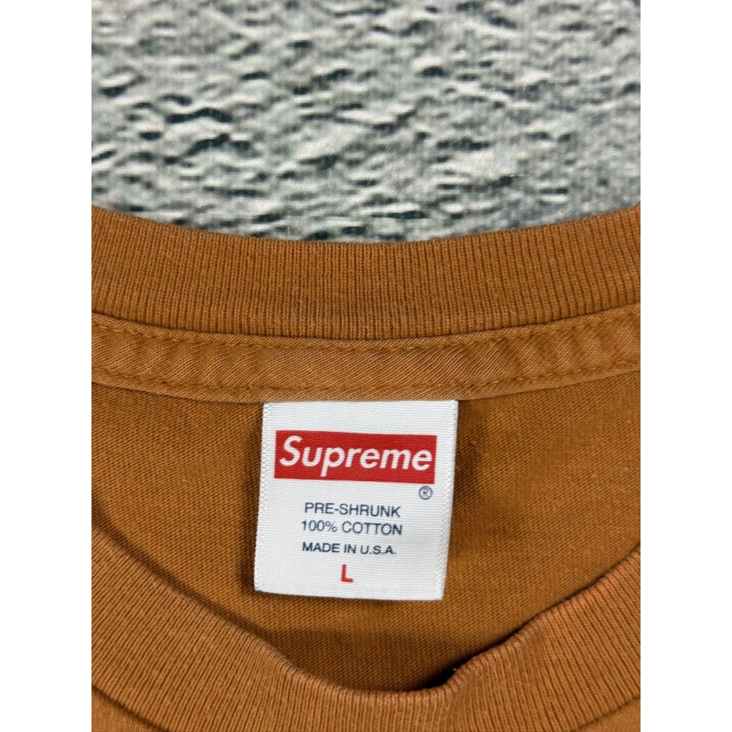 Supreme mercenary ter purple logo orange t-shirt FW19