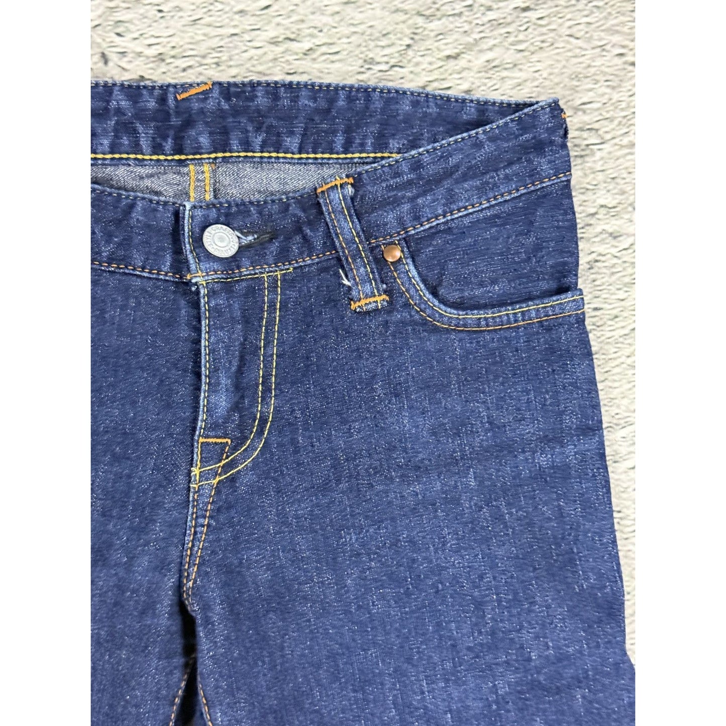 Evisu Donna jeans bootcut heart pink seagull embroidery