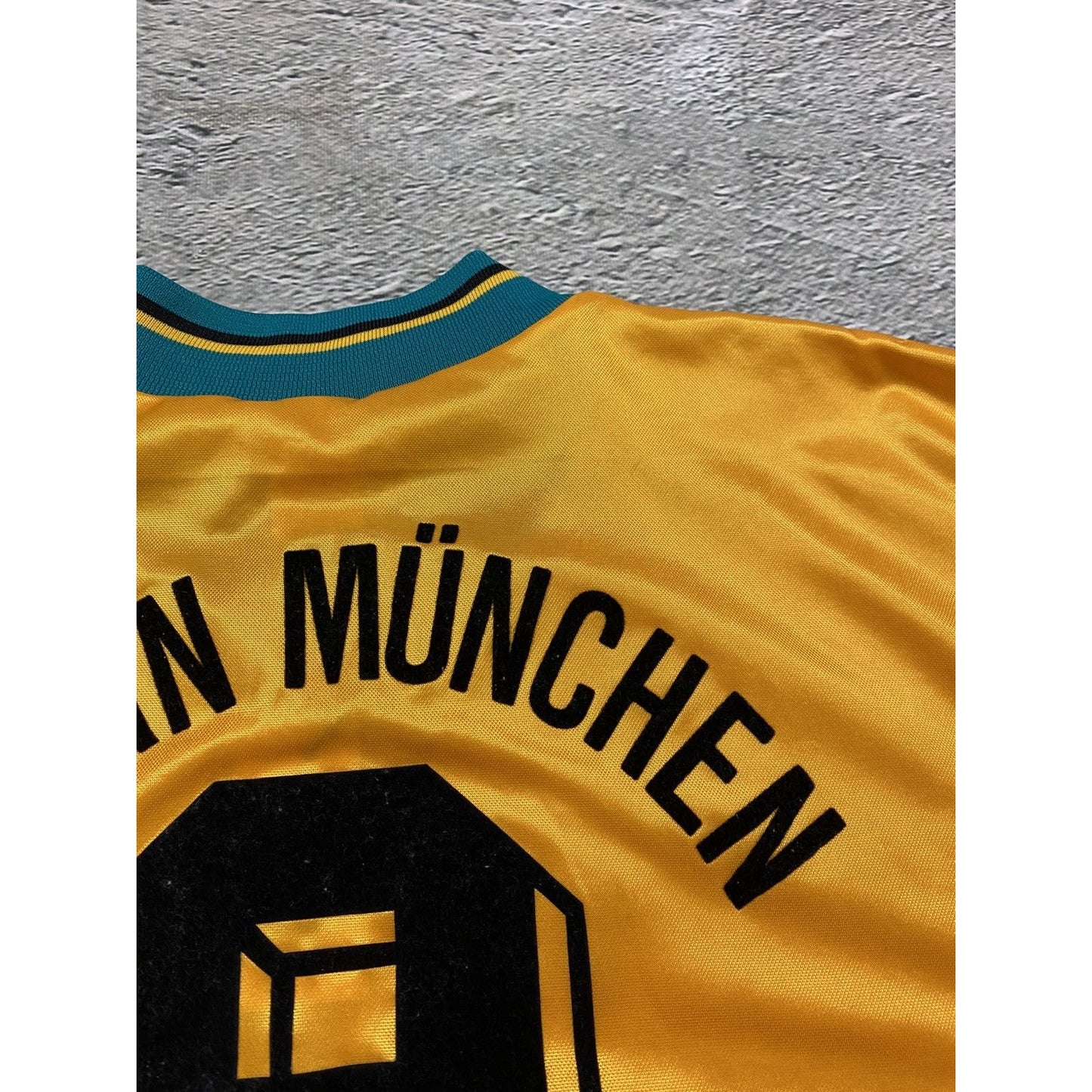 Adidas Bayern Munchen Jersey yellow Opel 1993/96 vintage