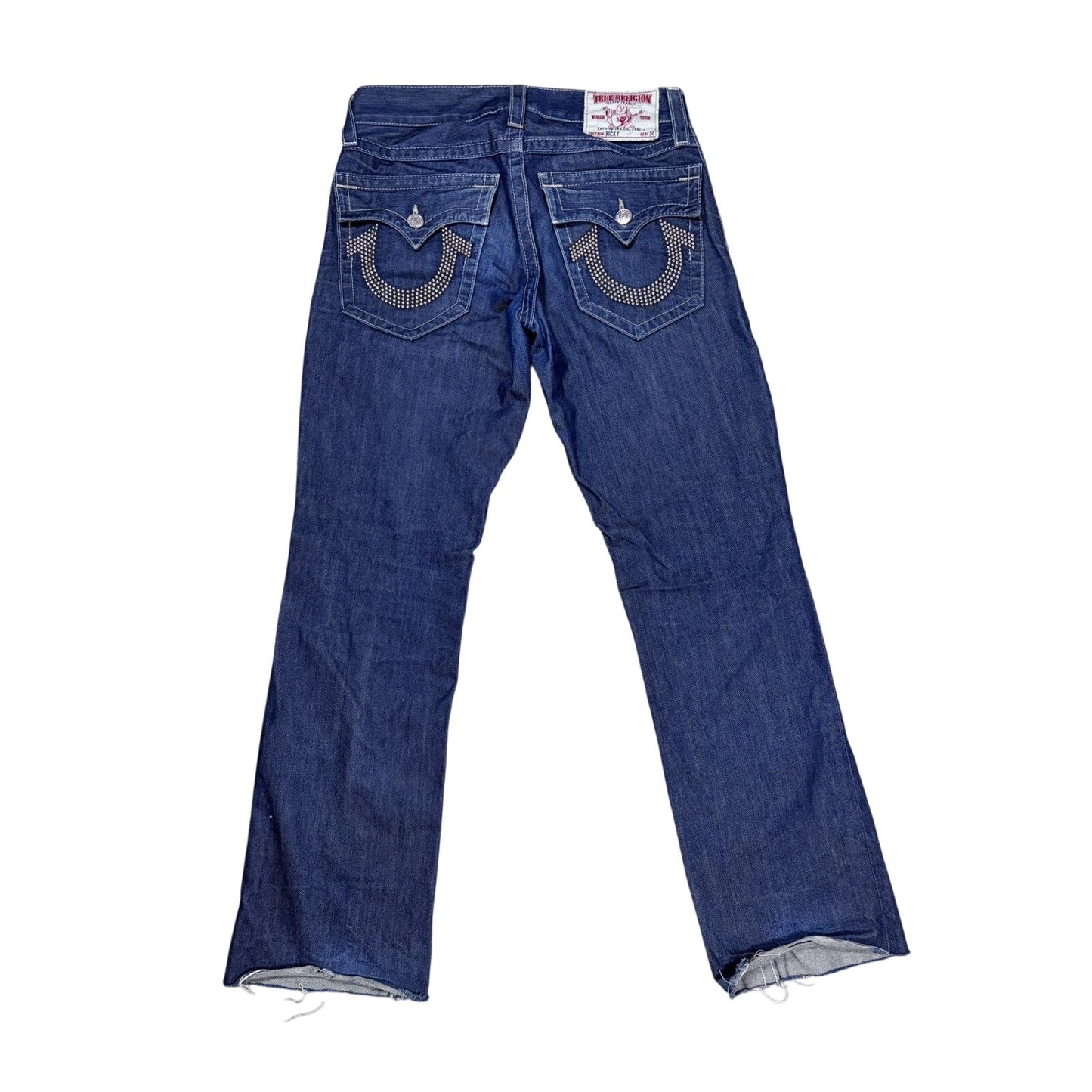 True Religion blue jeans studded Y2K Ricky vintage