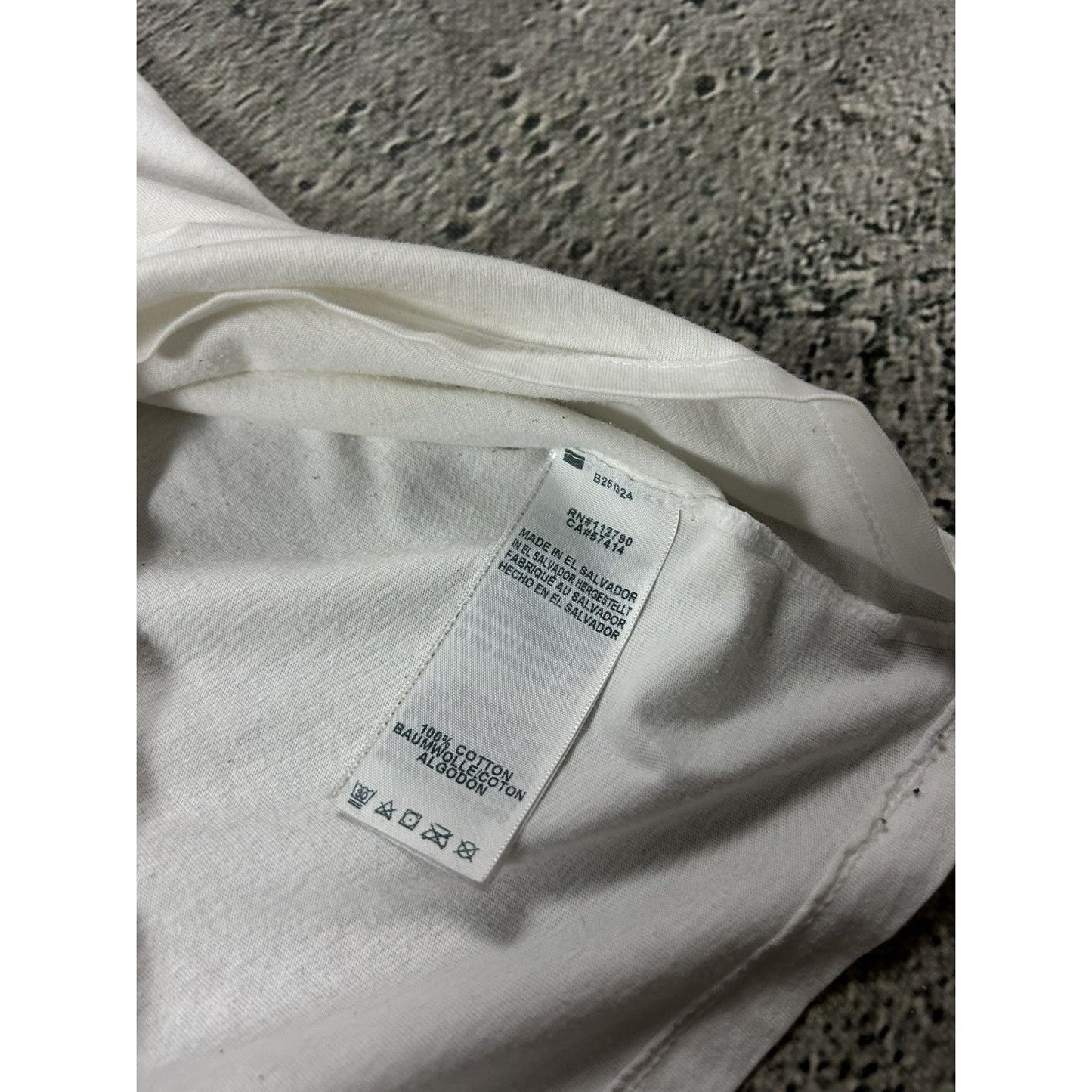 True Religion T-shirt white big gold logo