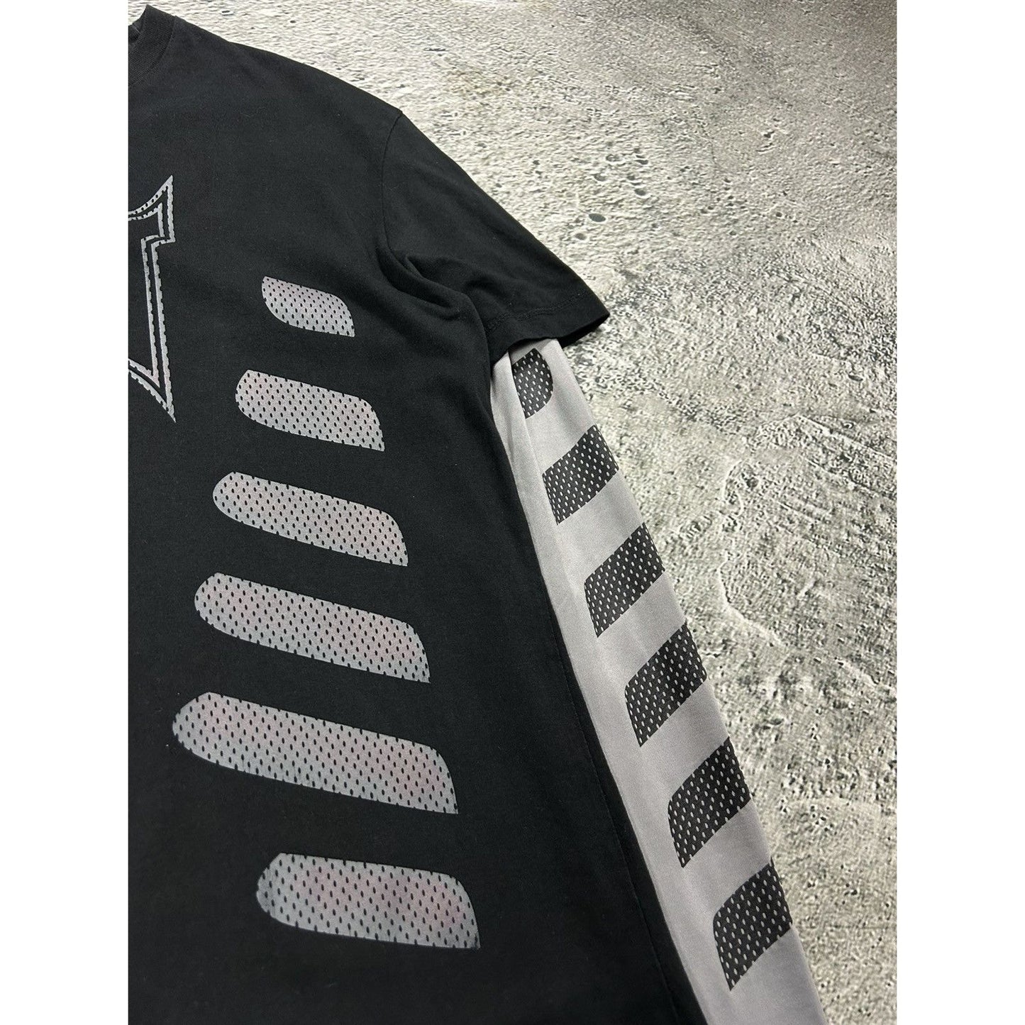 Tapout longsleeve with T-shirt black grey Y2K