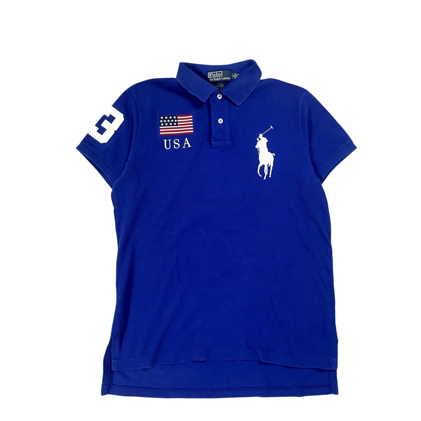 Chief Keef Polo Ralph Lauren USA vintage shirt blue