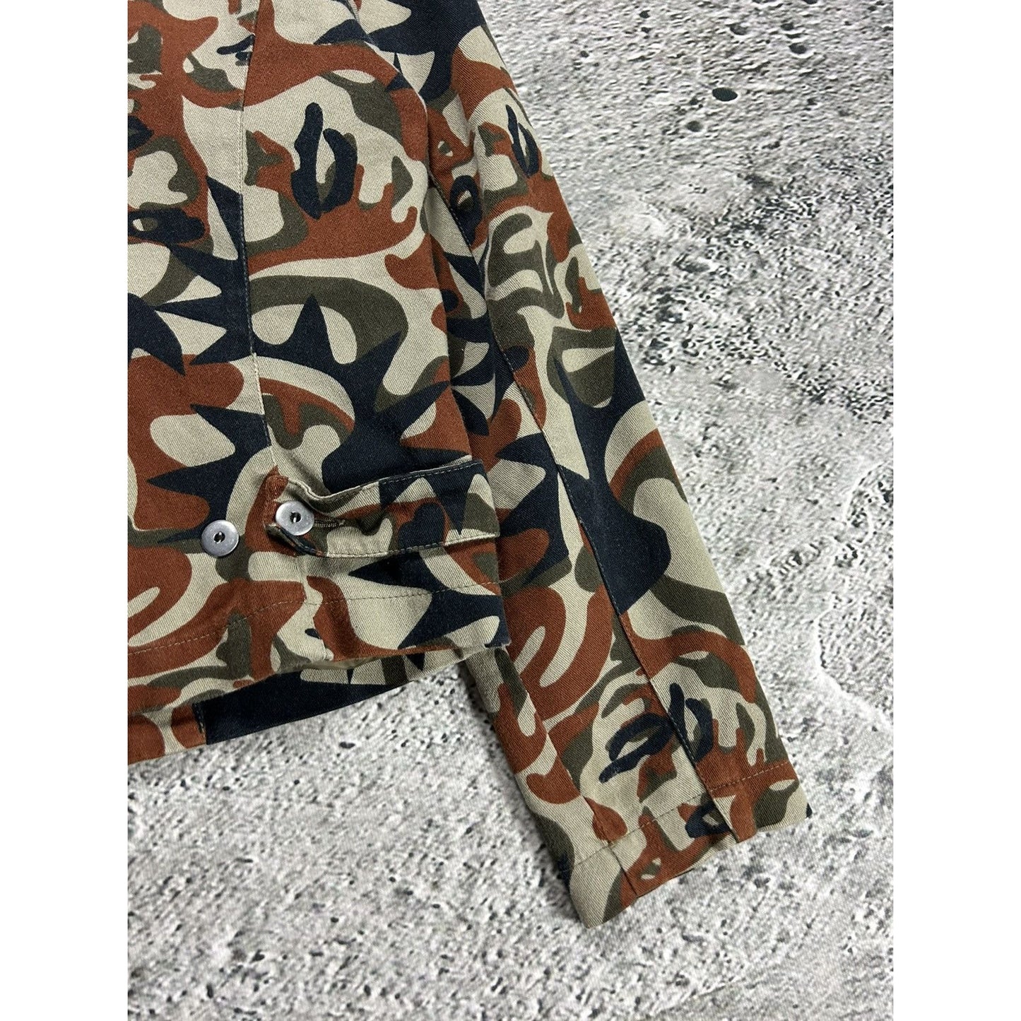 Jean Paul Gaultier denim jacket AW 2001 JPG Jeans Faces Camo