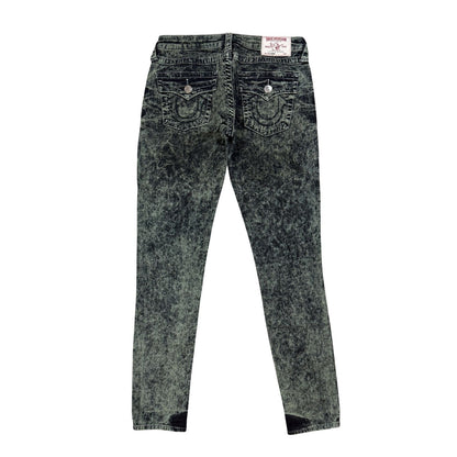 True Religion jeans skinny marble camo khaki green