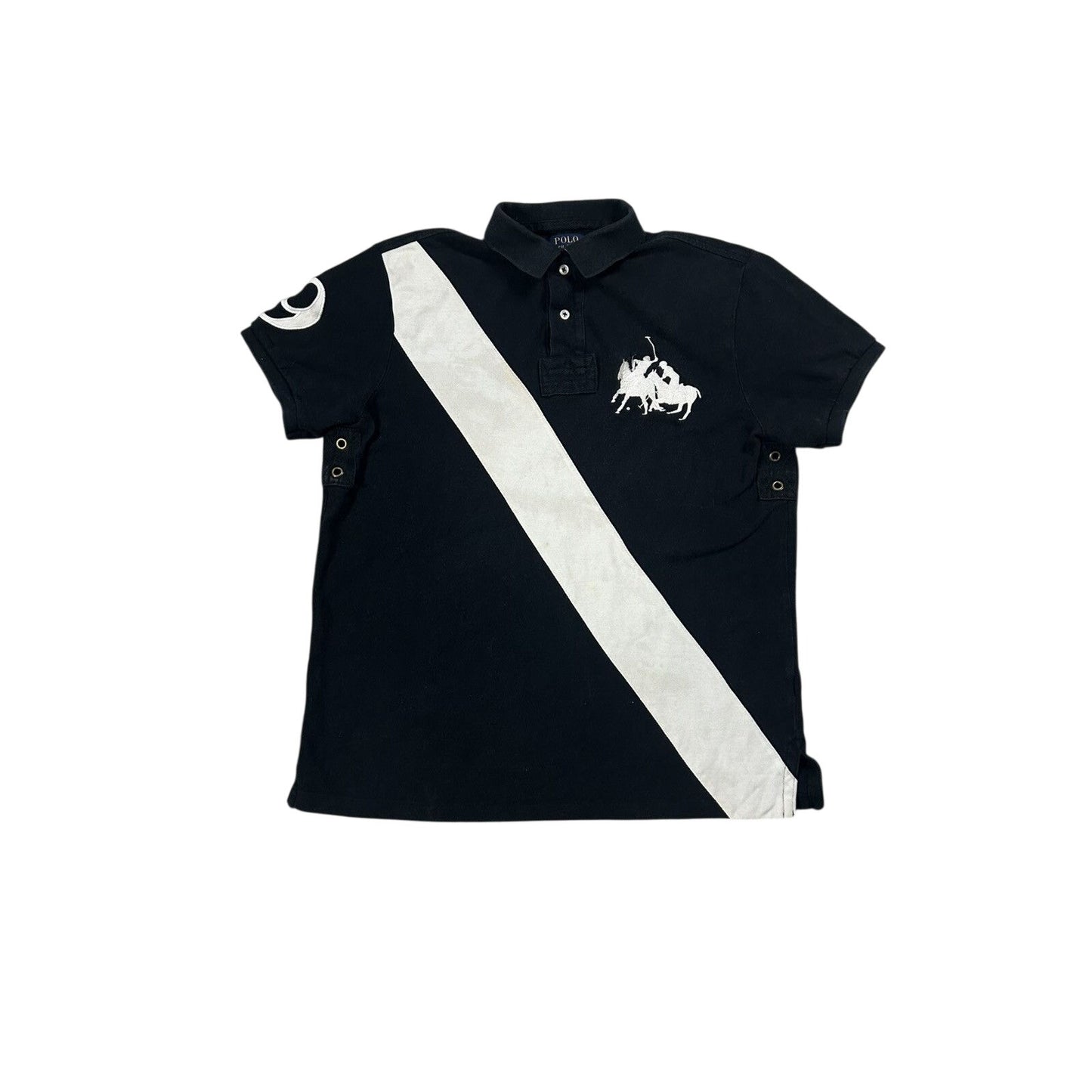 Chief Keef Polo Ralph Lauren black white polo big pony