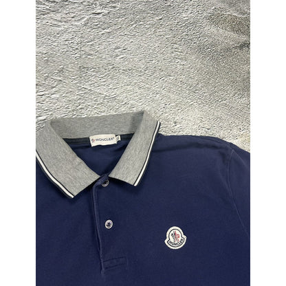 Moncler polo T-shirt navy small logo shirt