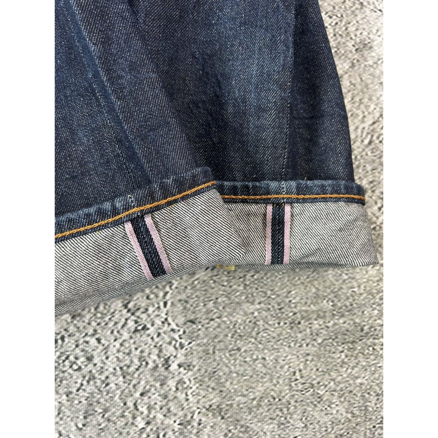 Evisu jeans daicock big logo vintage gradient purple pink