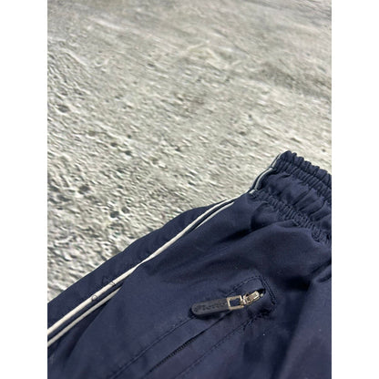 Lotto vintage navy nylon track pants drill Y2K parachute